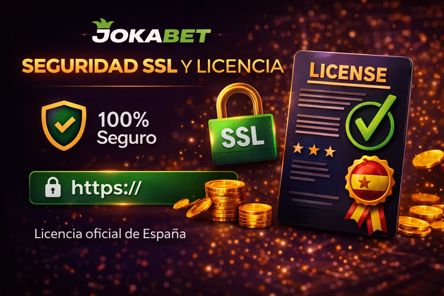 Seguridad de Jokabet App — cifrado SSL 256-bit, licencia Curazao y juego responsable