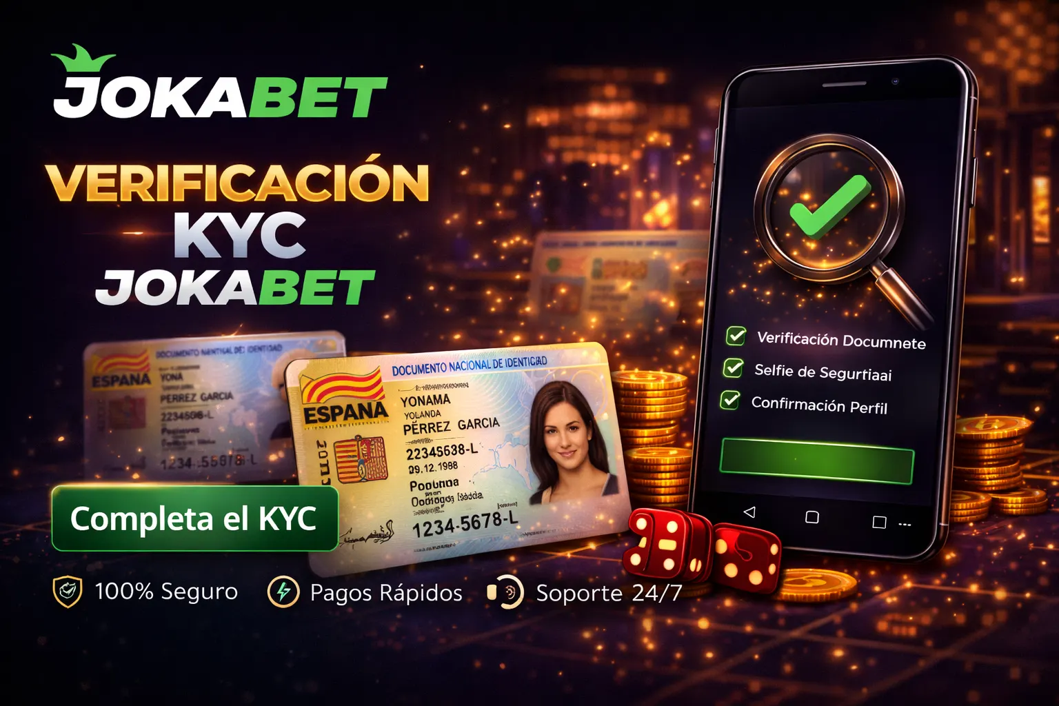 Verificación de identidad KYC en Jokabet — documentos necesarios